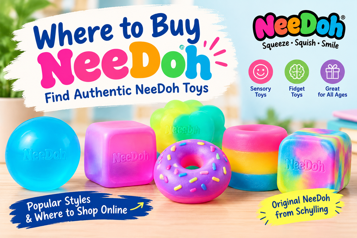 Where to buy authentic NeeDoh toys online including popular NeeDoh squishy sensory toys