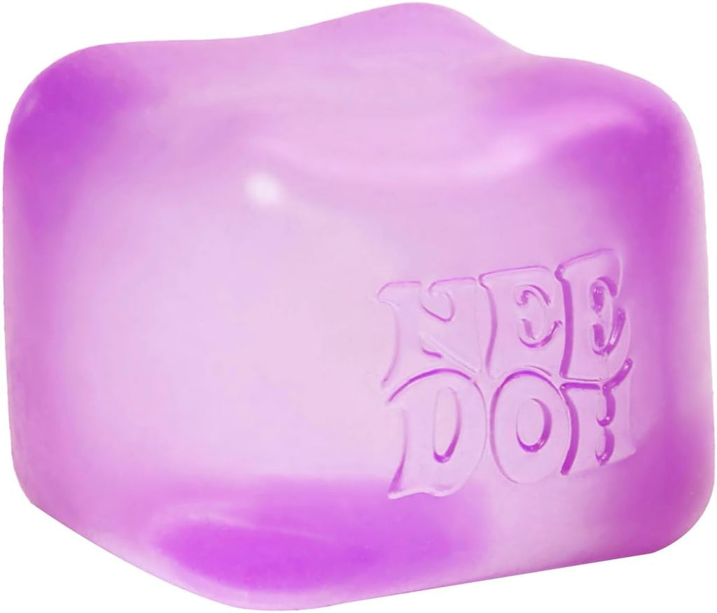 Schylling NeeDoh Nice Cube - Sensory Squeeze Toy with Super Solid Squish - 2.25" Cube