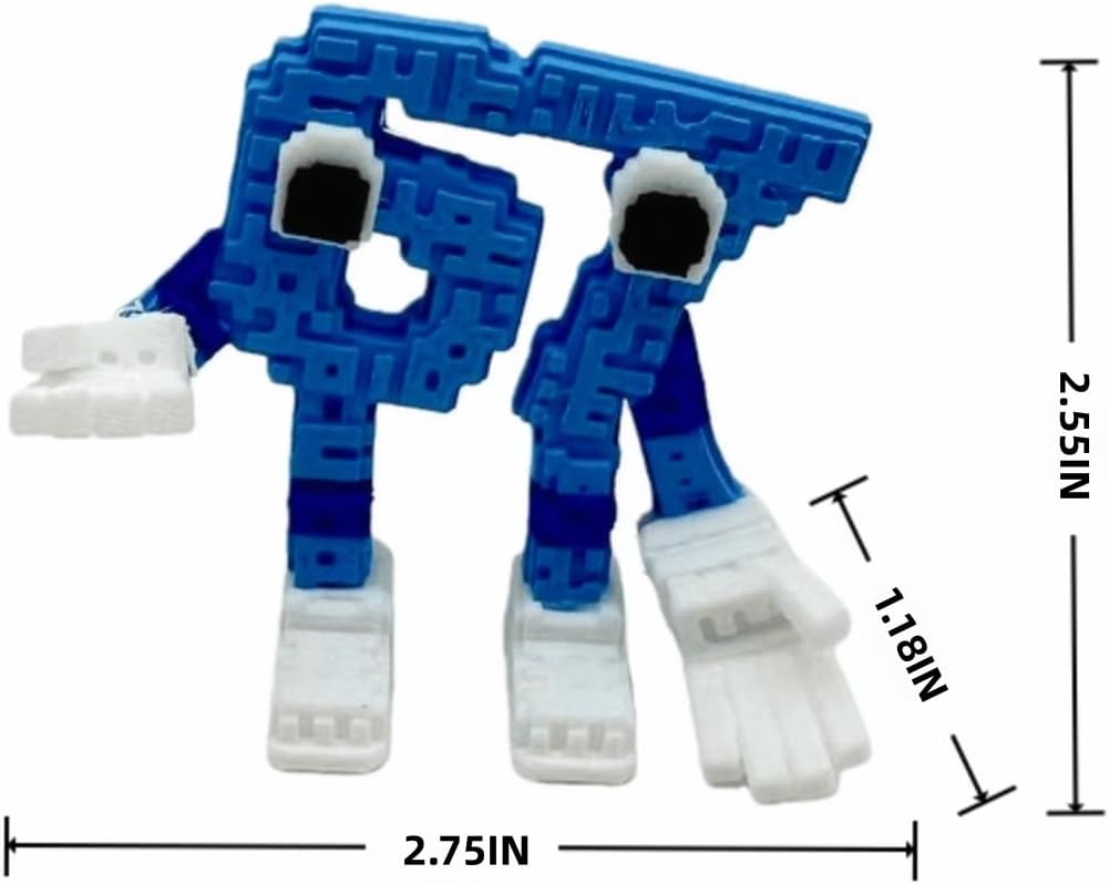 4PCS Steal a Brainrot 67 Collectible Figures, 2.7 Inch Adorable Set Brainrot Six Seven Gift for Fans