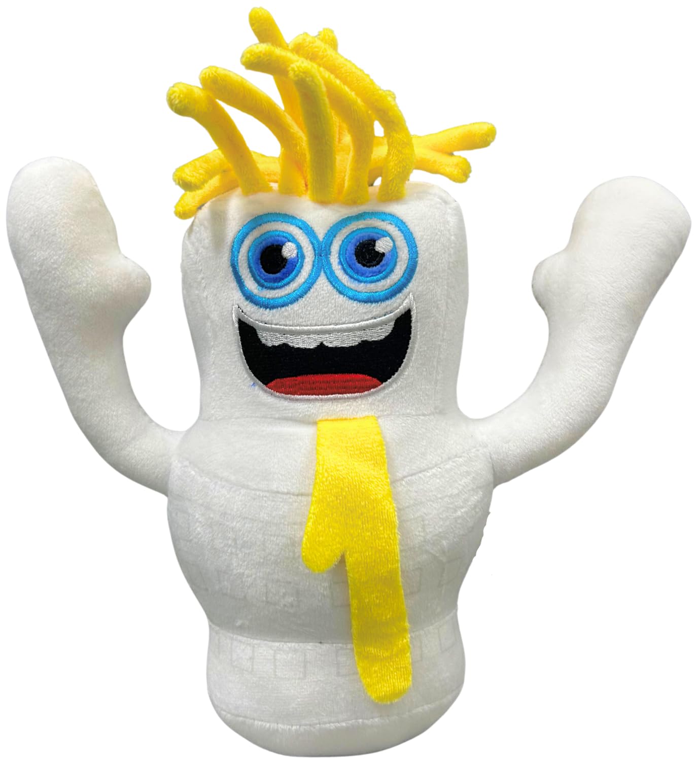 ULTHOOL Steal a Brainrot Plush Toys, 9.8 inch Adorable Brainrot 67, Collectible Brain Rot Plush Gift for Fans (RedYellow)