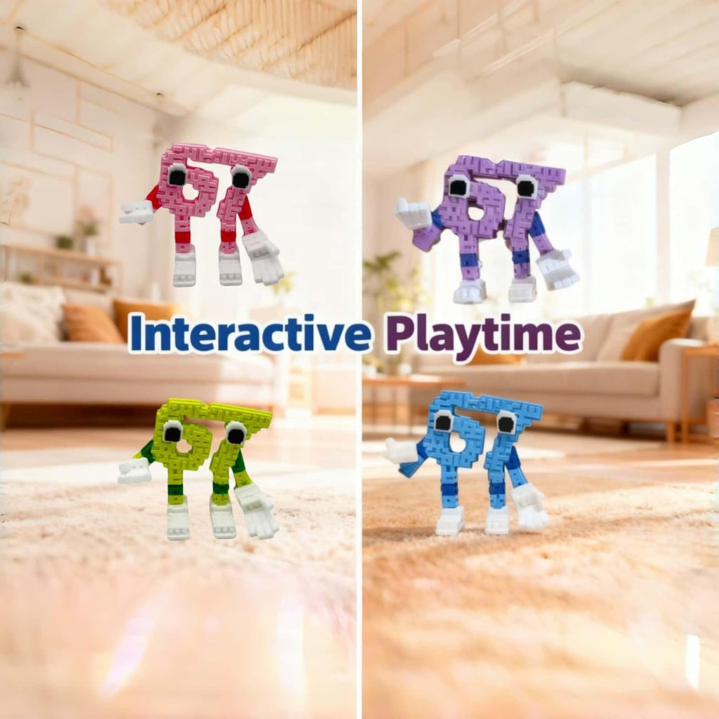 4PCS Steal a Brainrot 67 Collectible Figures, 2.7 Inch Adorable Set Brainrot Six Seven Gift for Fans