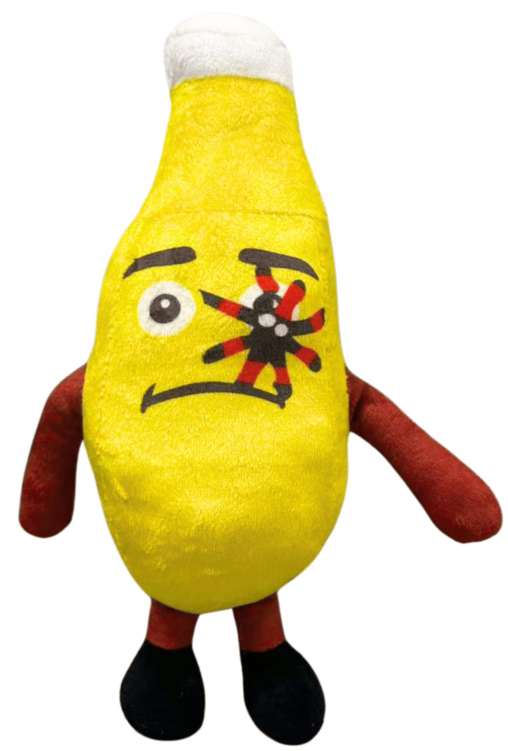 ULTHOOL Steal a Brainrot Plush Toys, 9.8 inch Adorable Brainrot 67, Collectible Brain Rot Plush Gift for Fans (RedYellow)