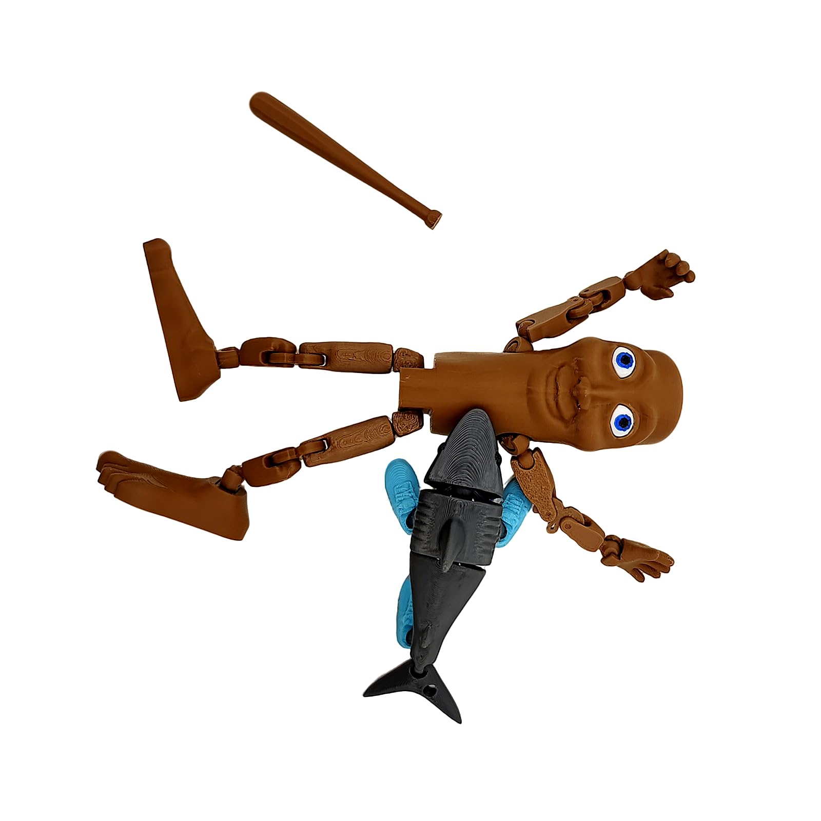 Italian Brainrot Toys, Large Poseable Italian Brainrot Toys, Brainrot Action Figures for Kids, Steal a Brainrot for Fun Desk Display, Collecting & Parent‑Child Playtime Gifts (2Pcs)