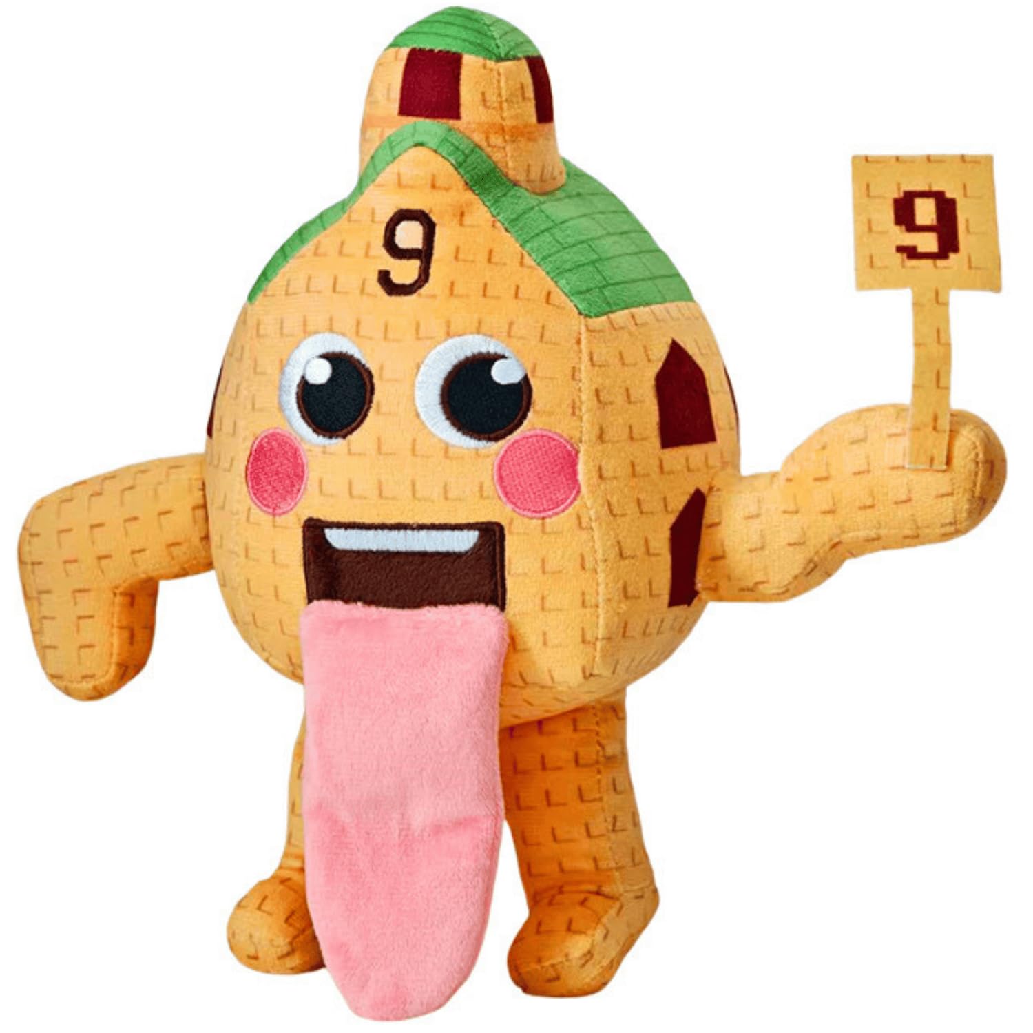 ULTHOOL Steal a Brainrot Plush Toys, 9.8 inch Adorable Brainrot 67, Collectible Brain Rot Plush Gift for Fans (RedYellow)