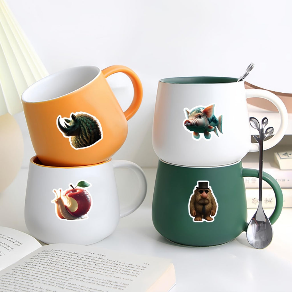 100 Pcs Steal a Brainrot and Italian Brainrot Stickers, Tralalero Tralala Sticker Meme for Skateboard, Laptop, Water Bottle, Fridge, Journals, and DIY Crafts Decal Decor