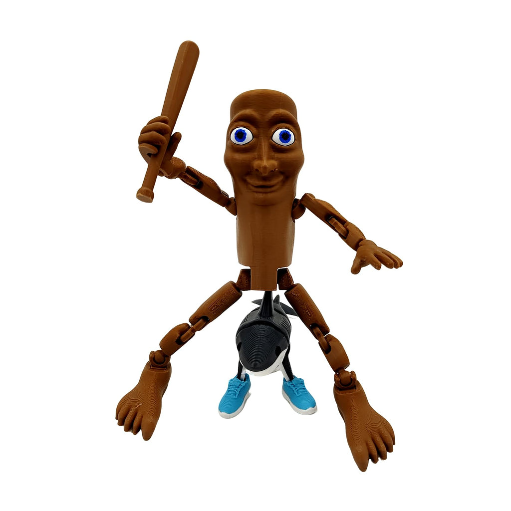 Italian Brainrot Toys, Large Poseable Italian Brainrot Toys, Brainrot Action Figures for Kids, Steal a Brainrot for Fun Desk Display, Collecting & Parent‑Child Playtime Gifts (2Pcs)