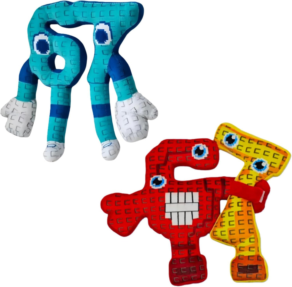 2 Pcs Steal a Brainrot Plush 67 Los Tralaleritos Stuffed Animal Plushies Throw Pillows for Game Fans (2 Pcs)