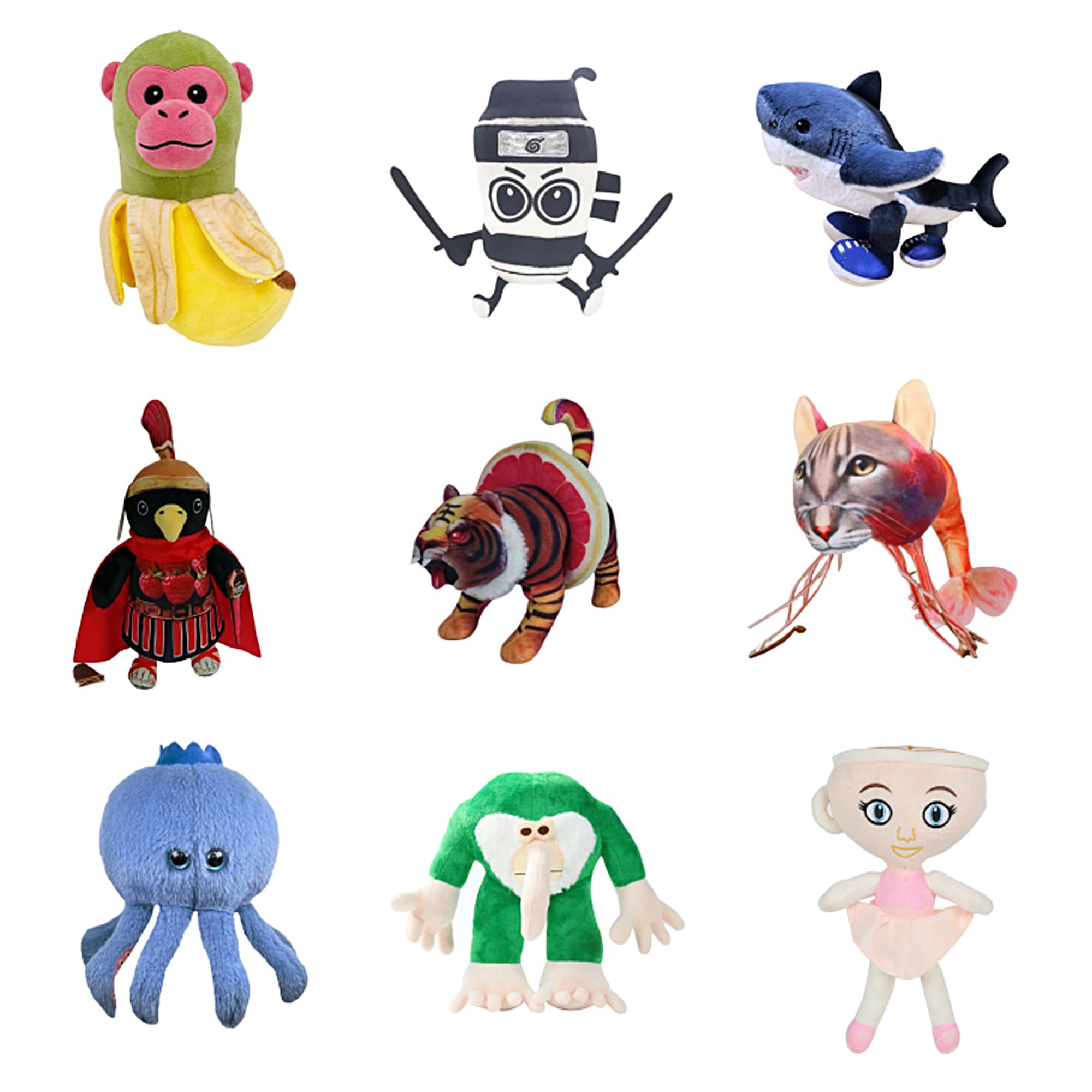 Zenitsu Steal a Brainrot 67 Plush Sixty Seven Expressive Doll Funny & Unique Gift for Boys and Girls, Creative Home Décor Plush Toy for Christmas, Birthday