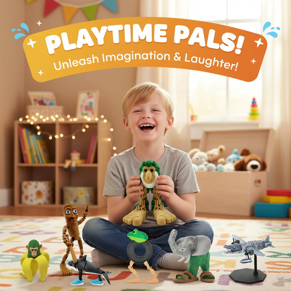 Italian Brainrot Toys, Large Poseable Italian Brainrot Toys, Brainrot Action Figures for Kids, Steal a Brainrot for Fun Desk Display, Collecting & Parent‑Child Playtime Gifts (2Pcs)