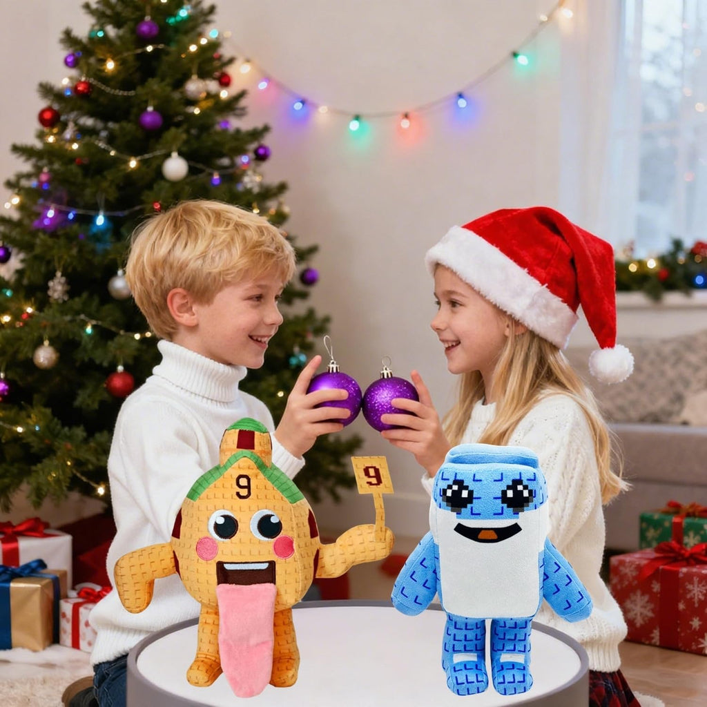 ULTHOOL Steal a Brainrot Plush Toys, 9.8 inch Adorable Brainrot 67, Collectible Brain Rot Plush Gift for Fans (Blue)