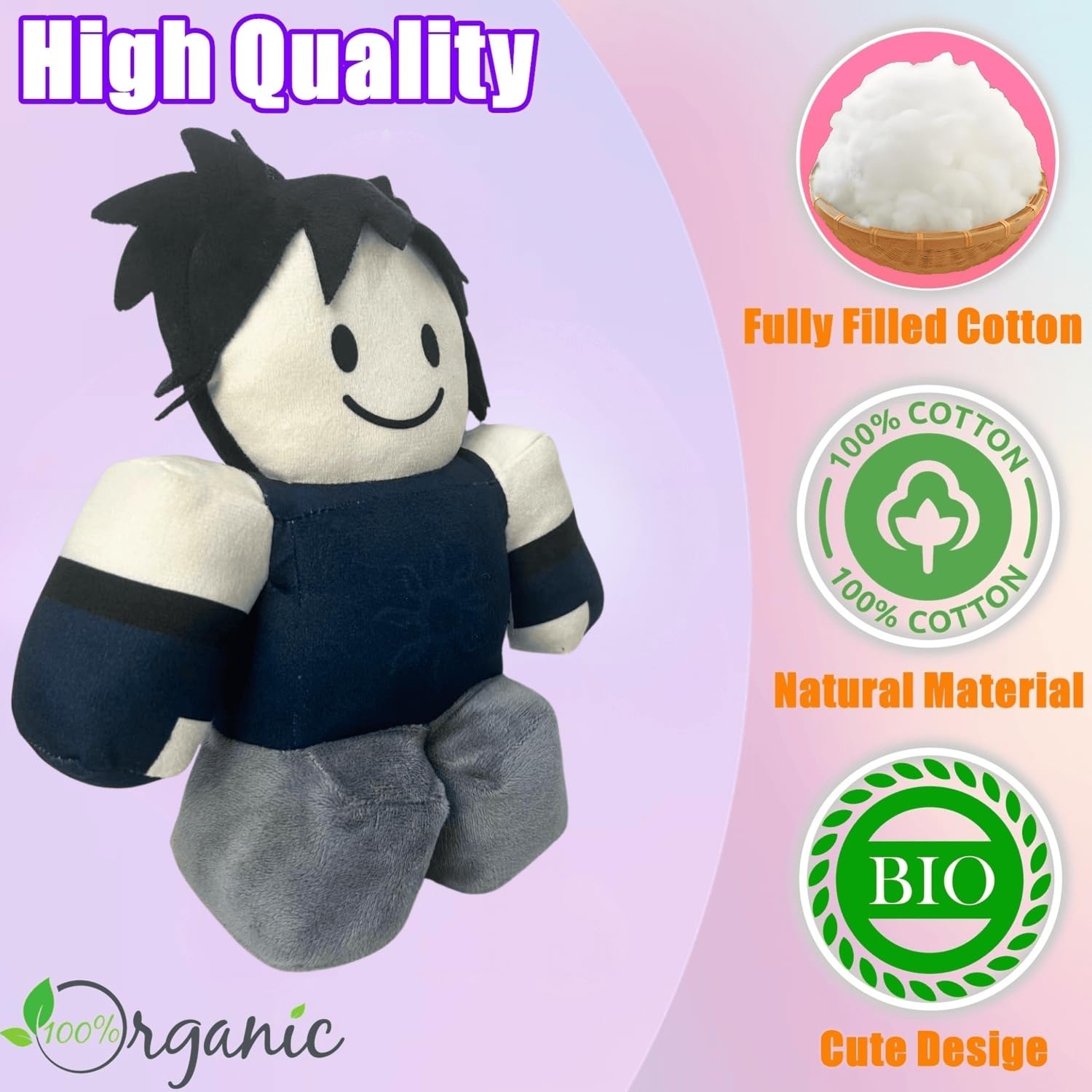 1x1x1x1 Plush Toys, Sword Killer Stuffed Animals Dolls, Collectible Plushies for Video Game Fans