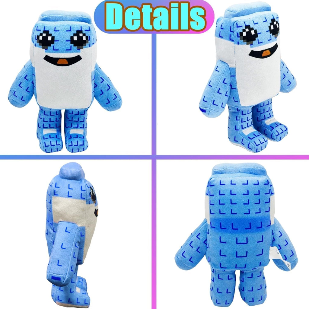ULTHOOL Steal a Brainrot Plush Toys, 9.8 inch Adorable Brainrot 67, Collectible Brain Rot Plush Gift for Fans (Blue)