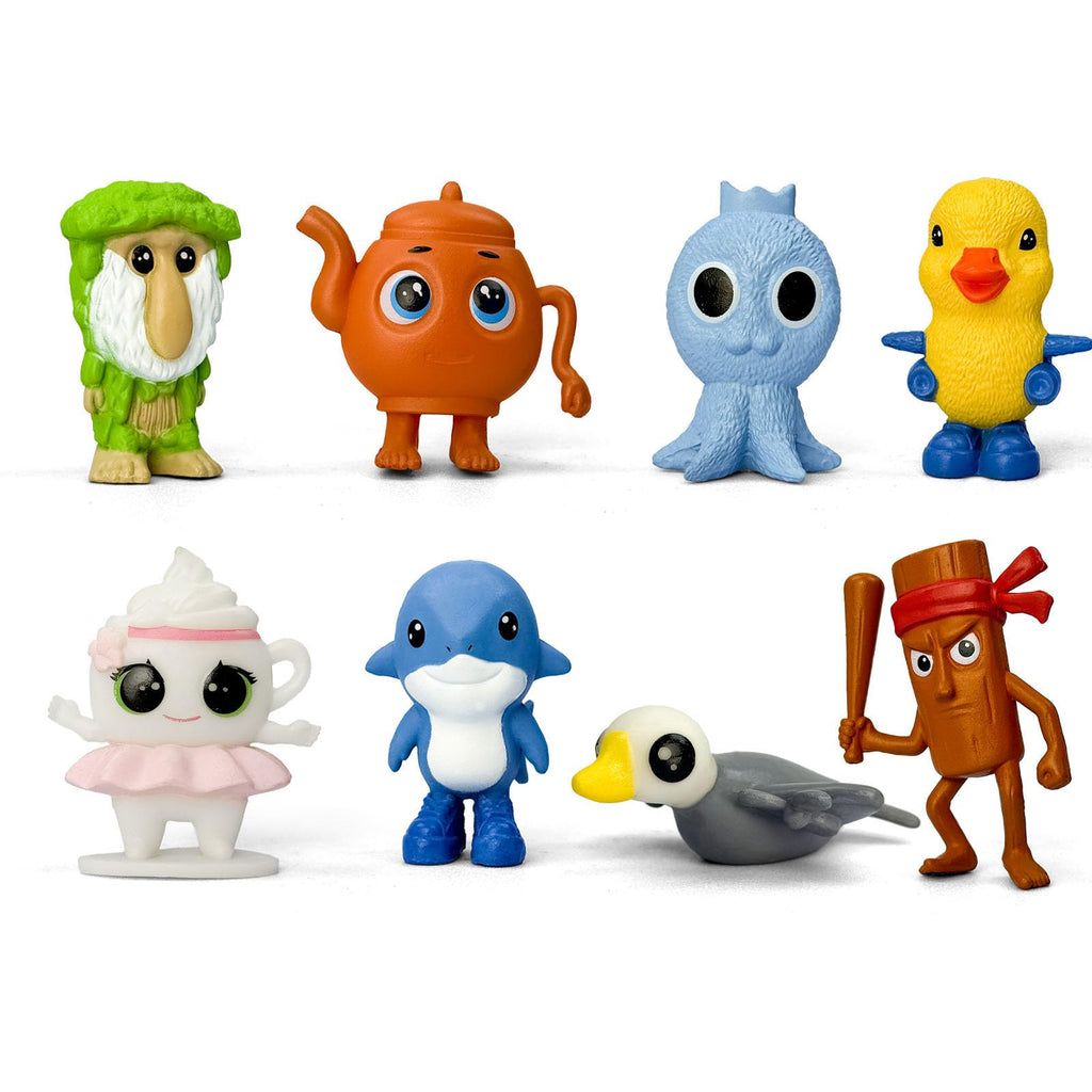 8Pcs Italian Brainrot Action Figures,Tralalero Travala Toy Set Tralalero Travala,Tung Tung Tung Sahur, Brr Brr Patapim - Brainrot fidget Toys,Decorations Gifts for Office Room Figurine Decor (1PCS-A)