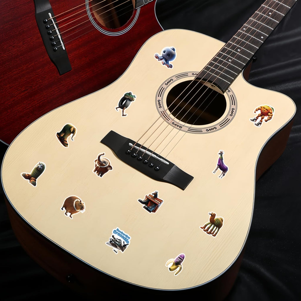 100 Pcs Steal a Brainrot and Italian Brainrot Stickers, Tralalero Tralala Sticker Meme for Skateboard, Laptop, Water Bottle, Fridge, Journals, and DIY Crafts Decal Decor