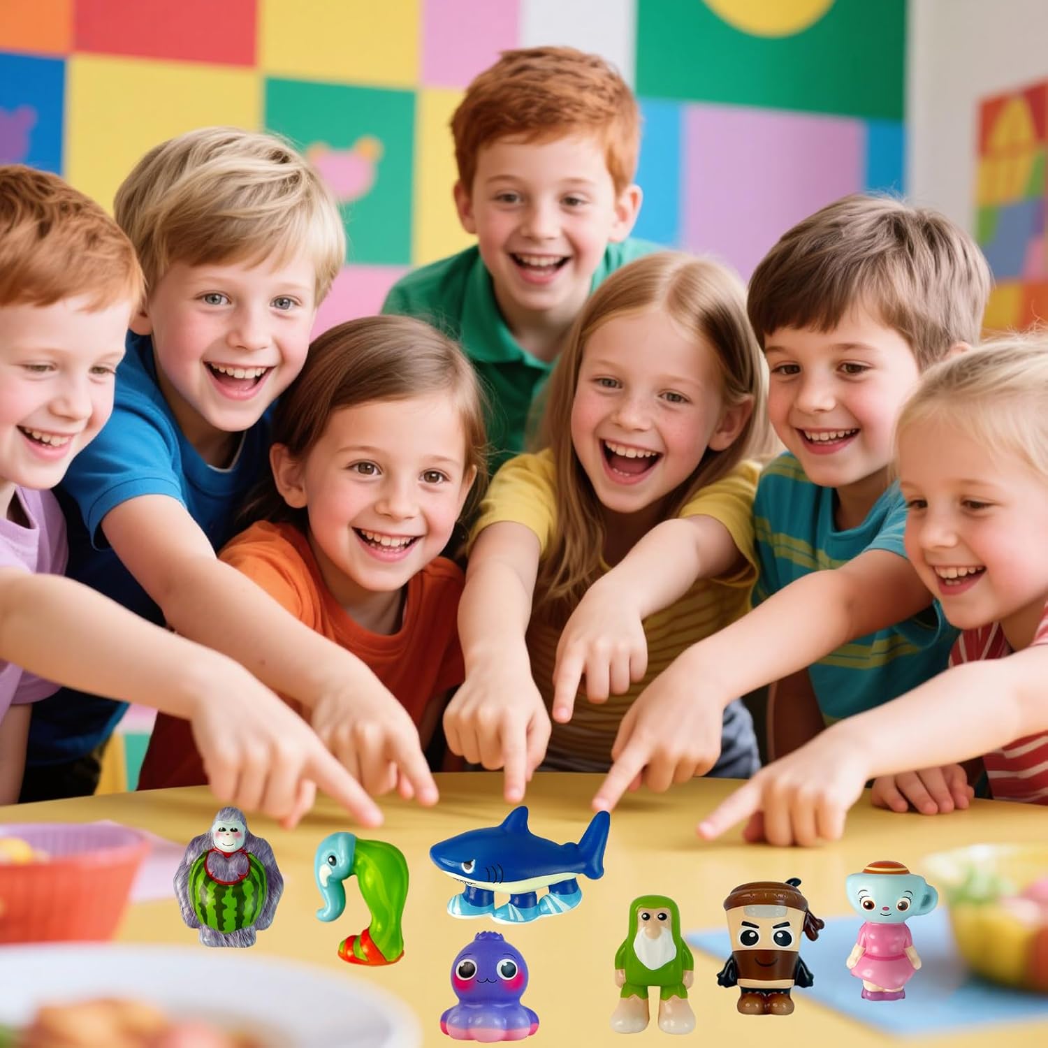 12 Pieces Italian Brainrot Steal a Brainrot Toys Bulk for Kids, Tralalero Tralala Squishy Toys, Meme Shark Squishy Stress Relief Sensory Toys, Valentines Day Gifts for Kids Birthday Party Favors Decorations