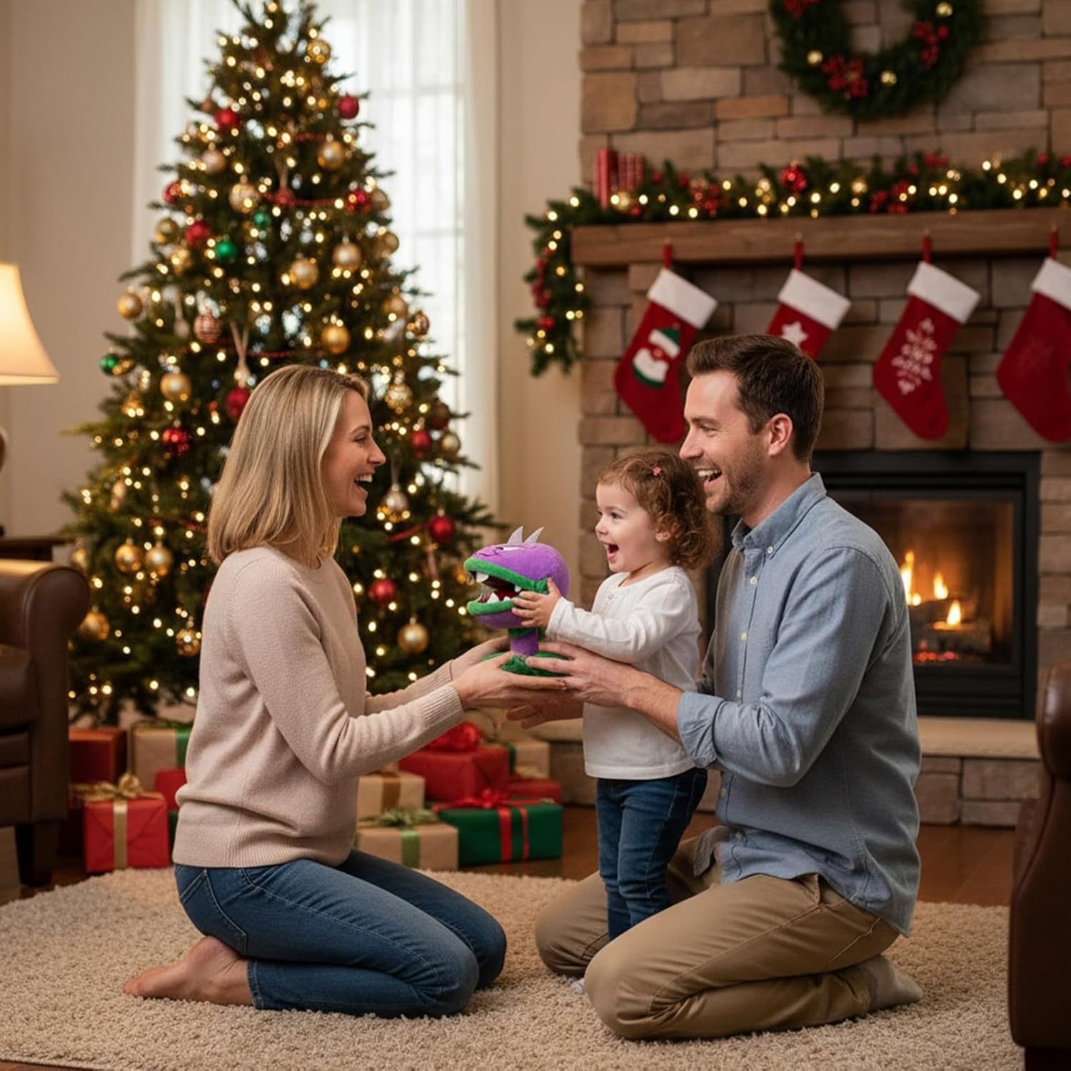 Dyharnsty Plants vs Zombies Plush Toys Chomper Plant Soft Figure Dolls, Plants vs Zombies Toys PVZ Plush 1 2 Set(Chomper)