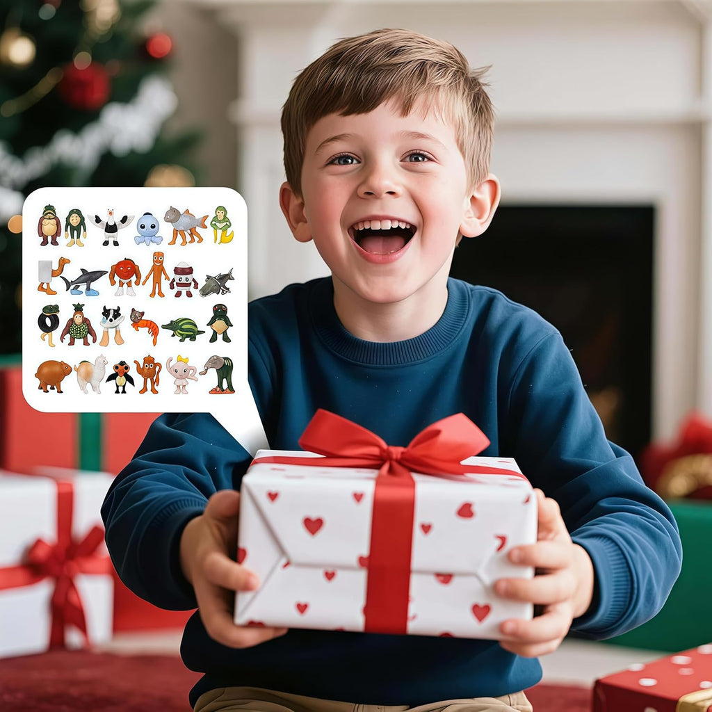 Italian Brainrot Steal a Brainrot Toys, 24 PCS Brain Rot Action Figure, 1.8" Tralalero Tralala Tung Tung Tung Sahur Doll, Party Favors for Kids Birthday Decor