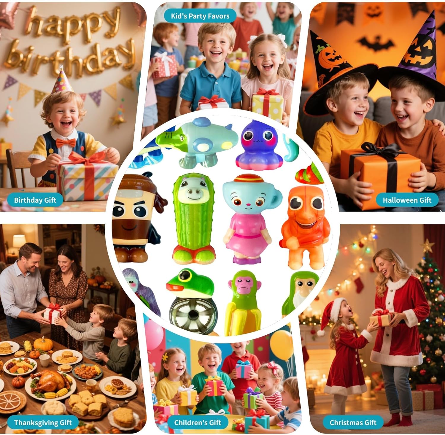 12 Pieces Italian Brainrot Steal a Brainrot Toys Bulk for Kids, Tralalero Tralala Squishy Toys, Meme Shark Squishy Stress Relief Sensory Toys, Valentines Day Gifts for Kids Birthday Party Favors Decorations