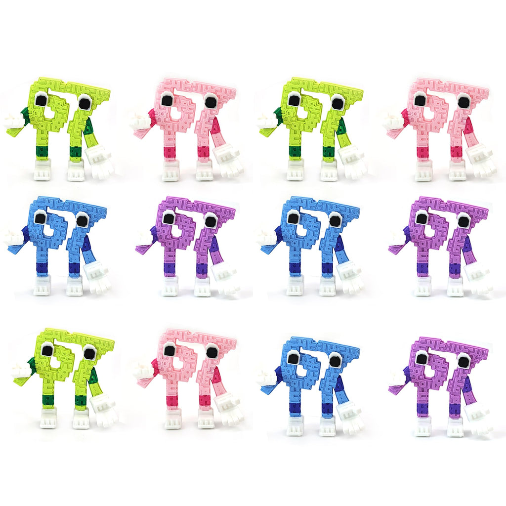 Steal a Brainrot 67 Meme Collectible Figure, Colorful Art Toy Desk Décor, Creative Display Ornament for Home & Office, Flexible Mini Character Statue (4pcs)